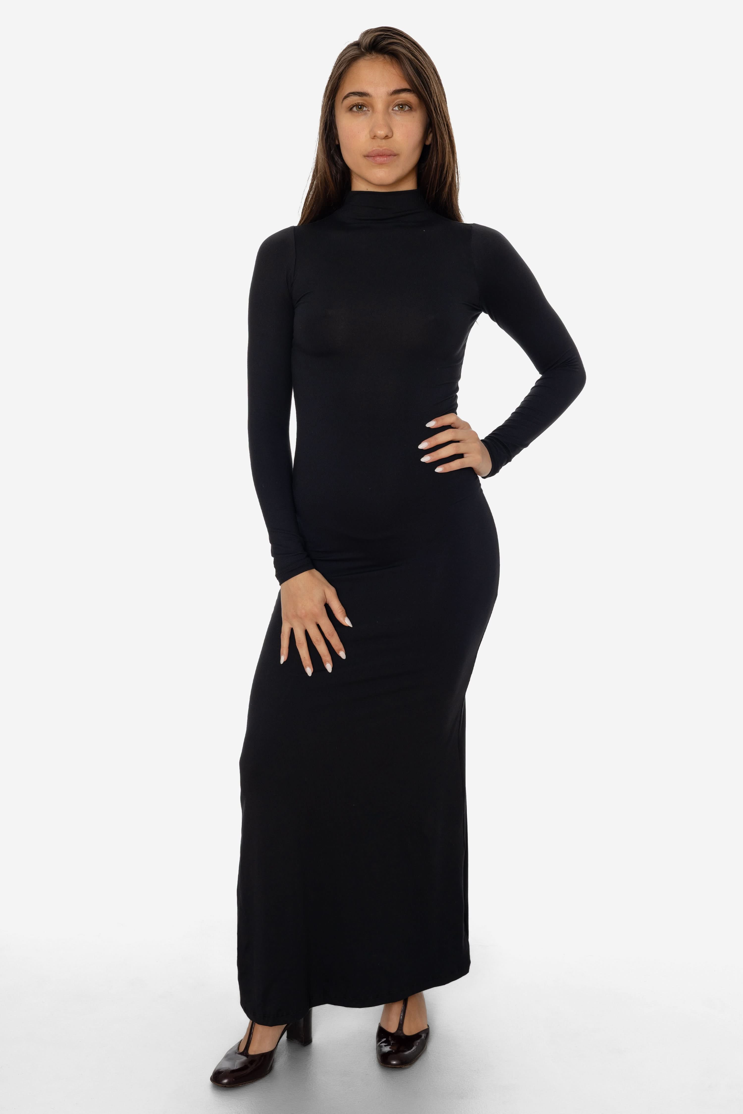 Breezy UPF40 Mock Neck Sun Protection Maxi Dress