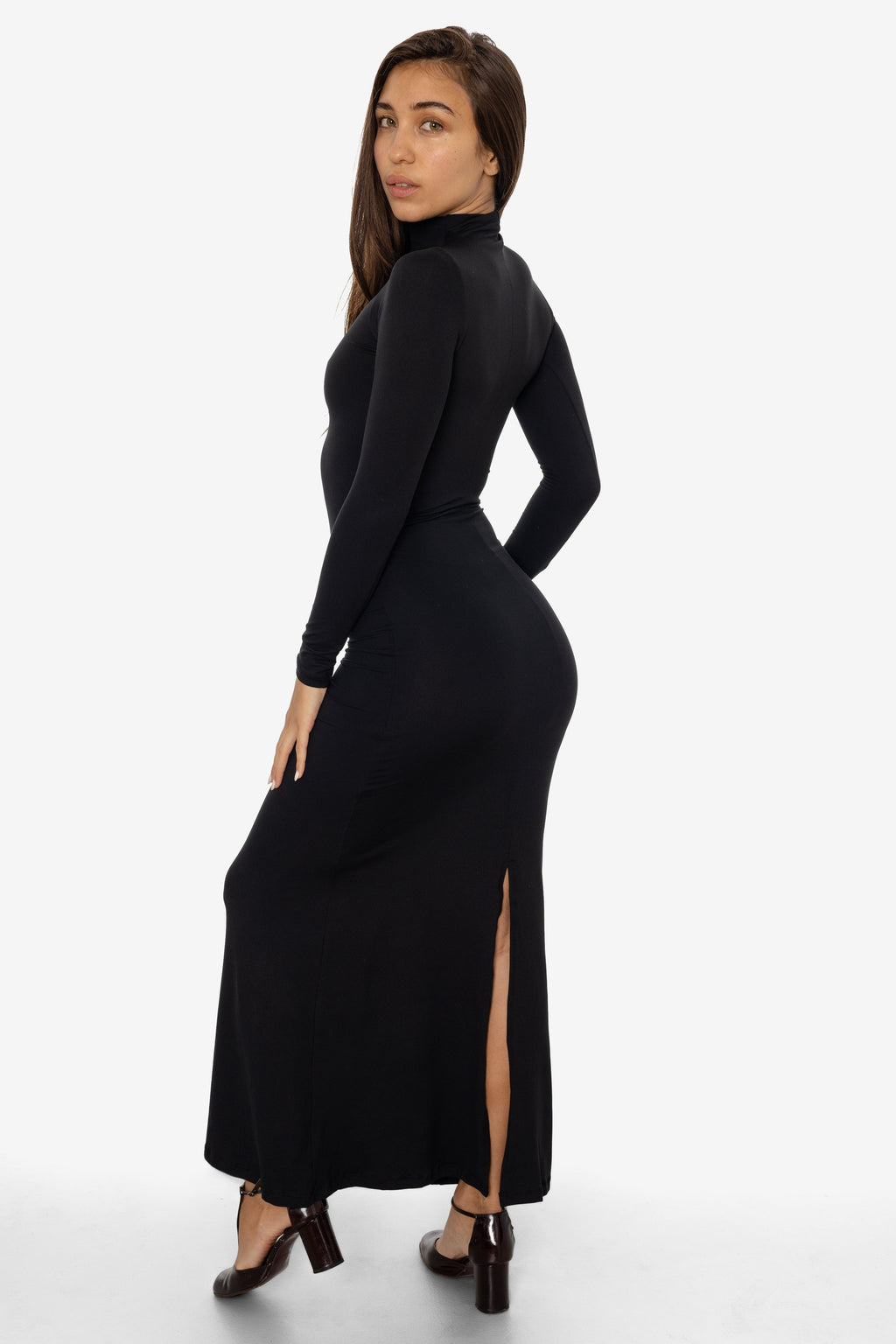 Breezy UPF40 Mock Neck Sun Protection Maxi Dress