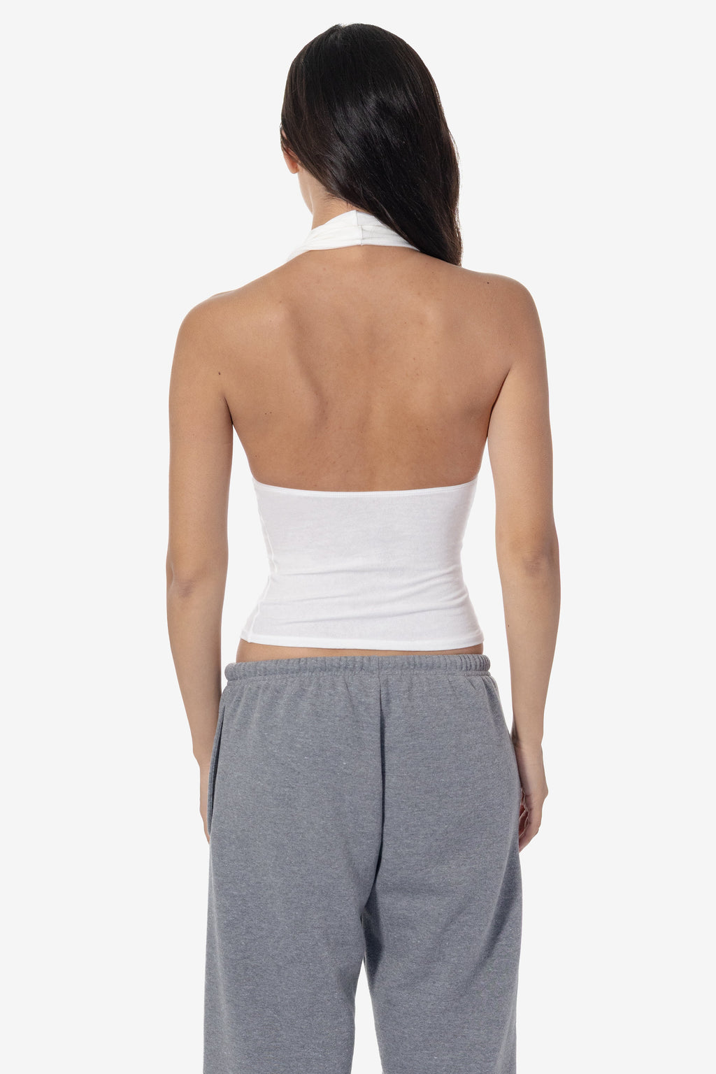 Breezy Cheesecloth Ruched Halter Top