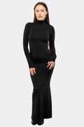 Breezy UPF40 Mock Neck Sun Protection Maxi Dress