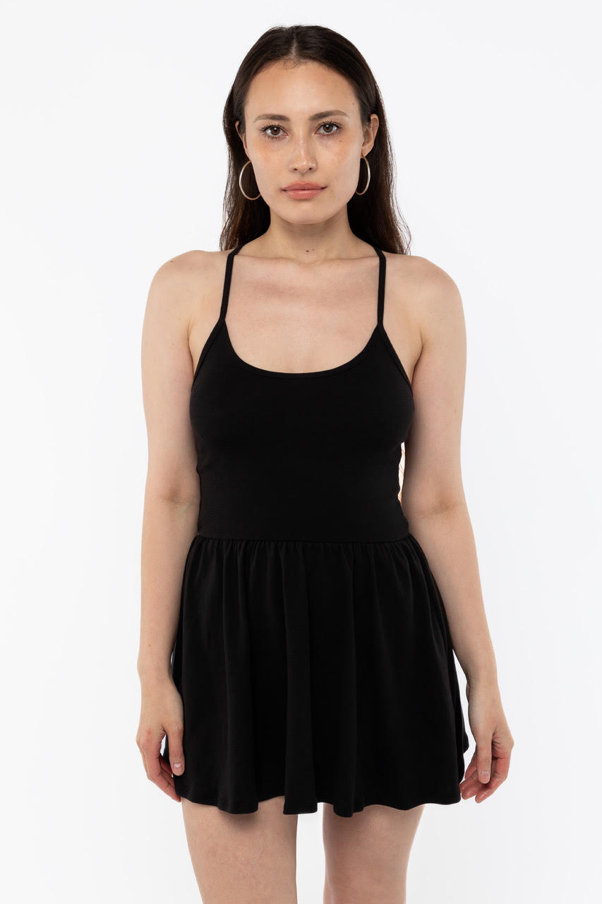 Flirty Baby Rib Crossback Mini Dress