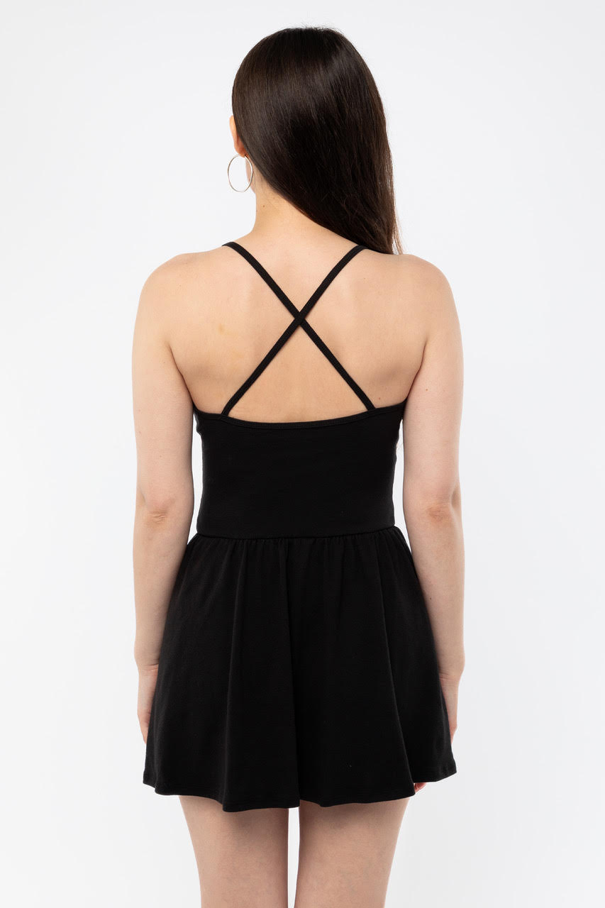 Flirty Baby Rib Crossback Mini Dress